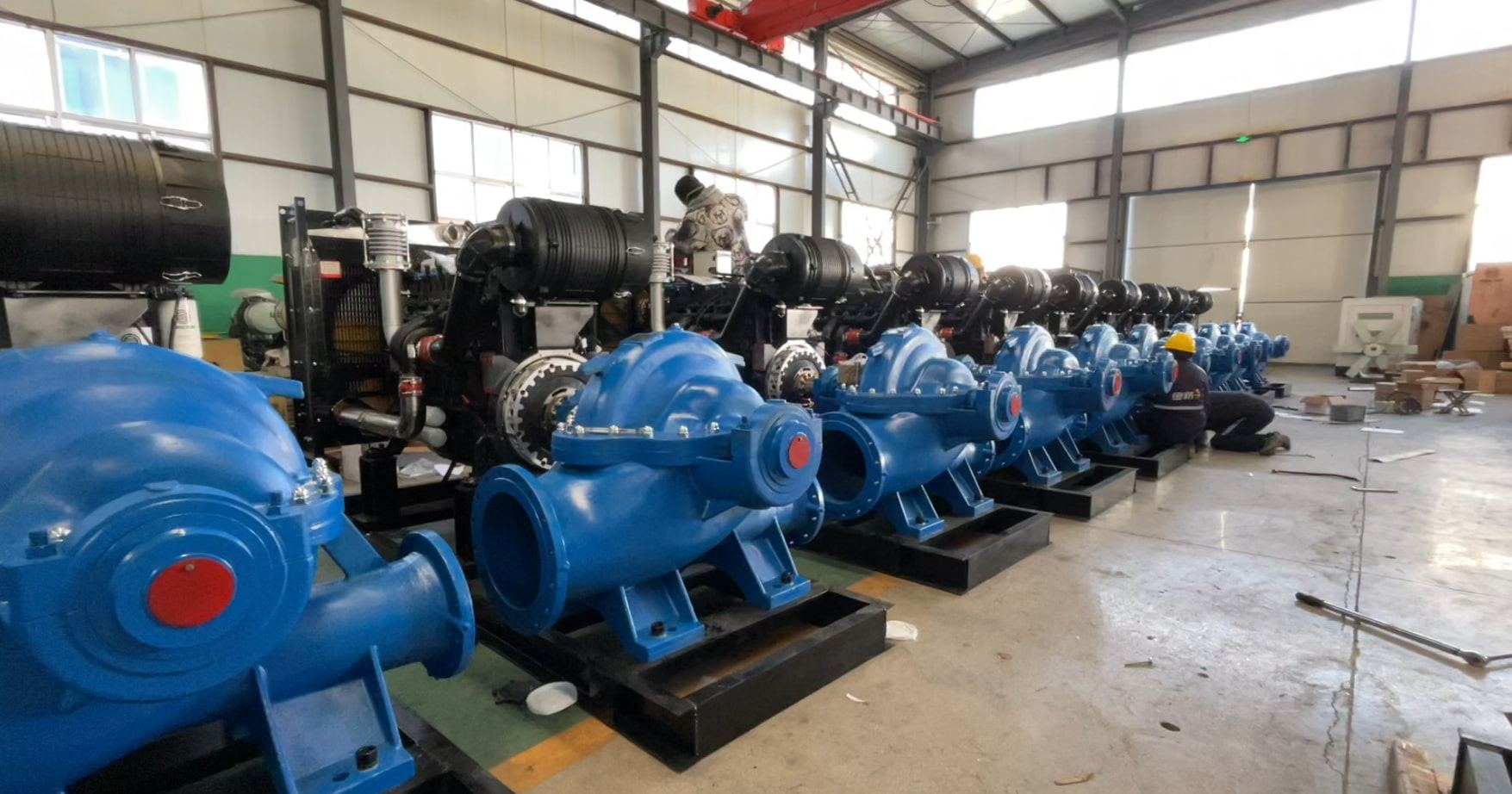16 Units of Diesel Water Pump Sets Exported to Uzbekistan