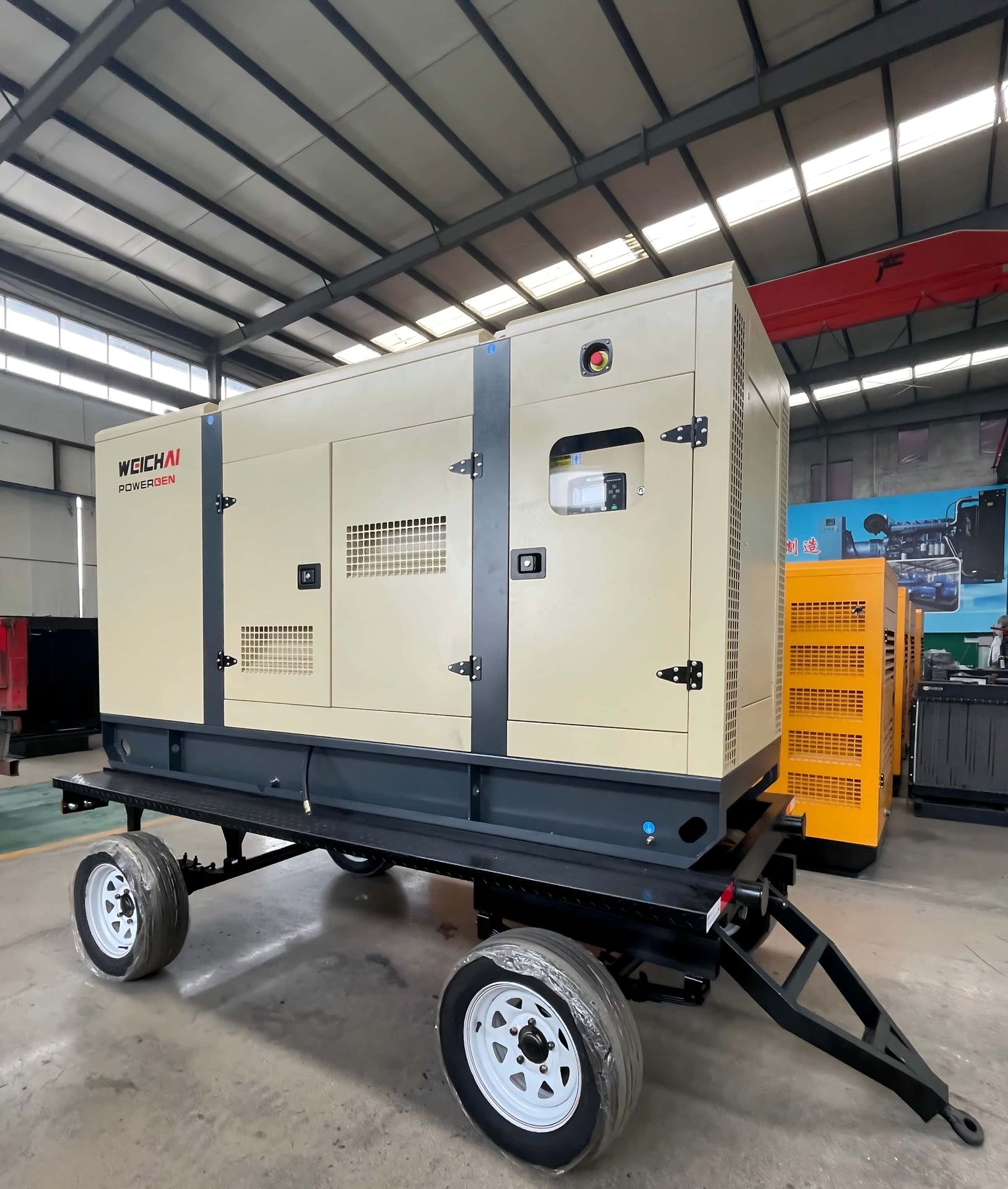 Mobile Power Solution: 135kW Weichai Trailer Generator Set