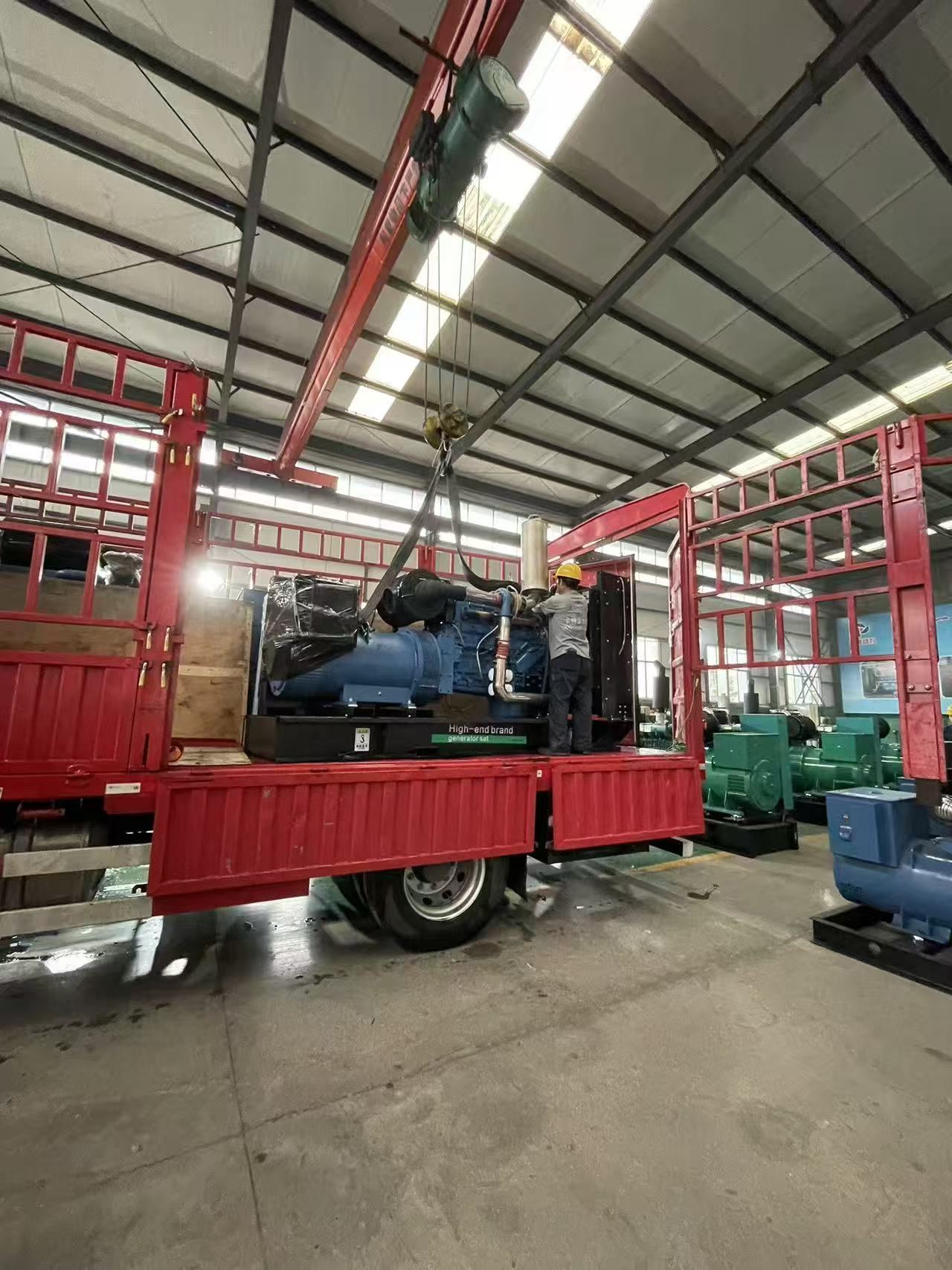 One 600KW Yuchai & One P12 Generator Arrived