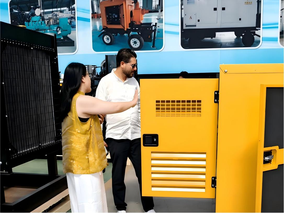 Belgian Customer Visits Deman Power for Factory Inspection